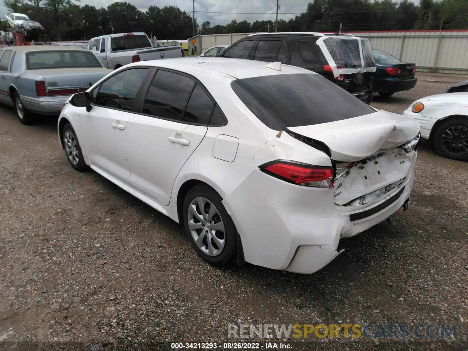 3 Photograph of a damaged car 5YFEPRAE7LP058584 TOYOTA COROLLA 2020