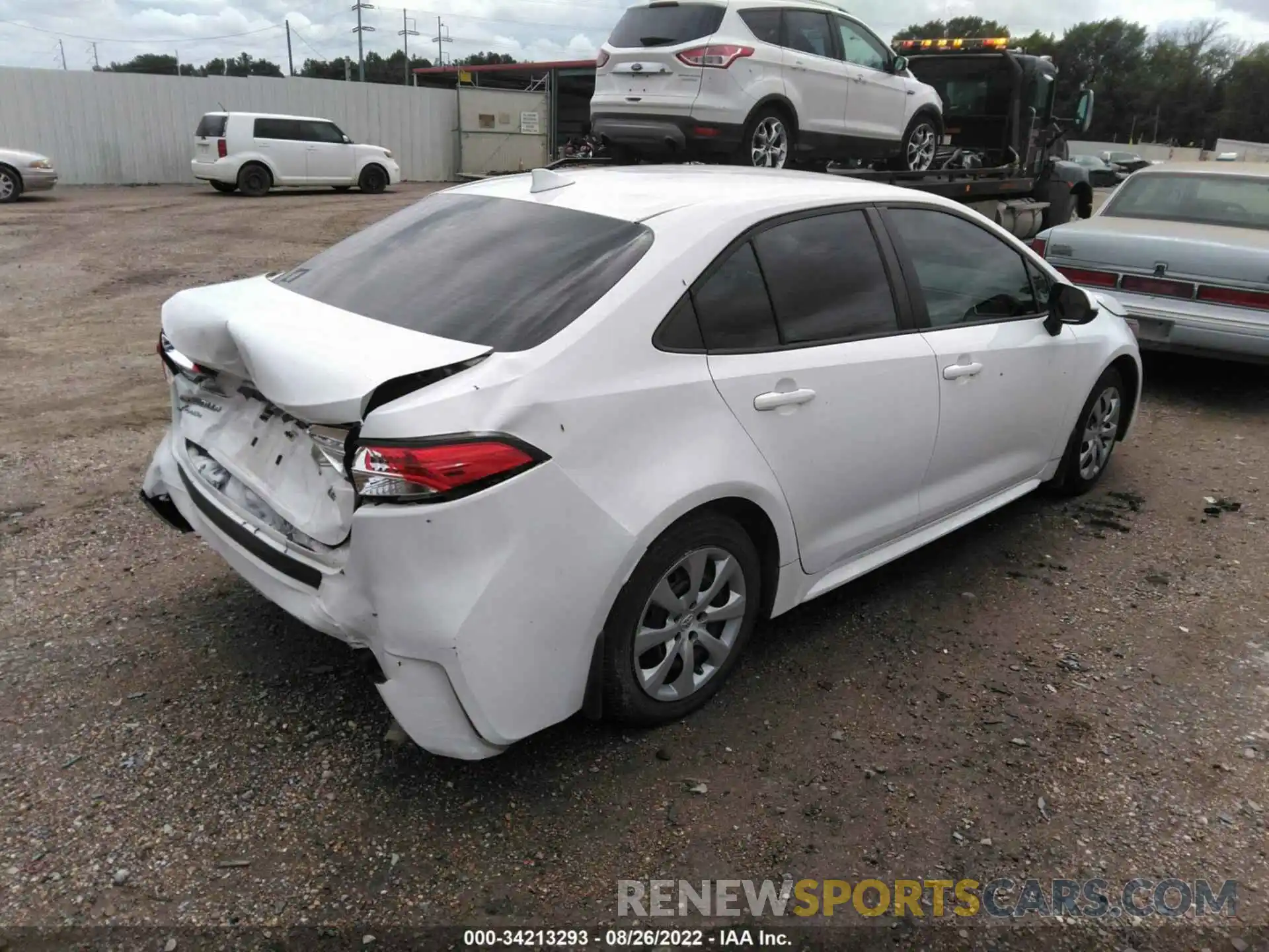 4 Photograph of a damaged car 5YFEPRAE7LP058584 TOYOTA COROLLA 2020