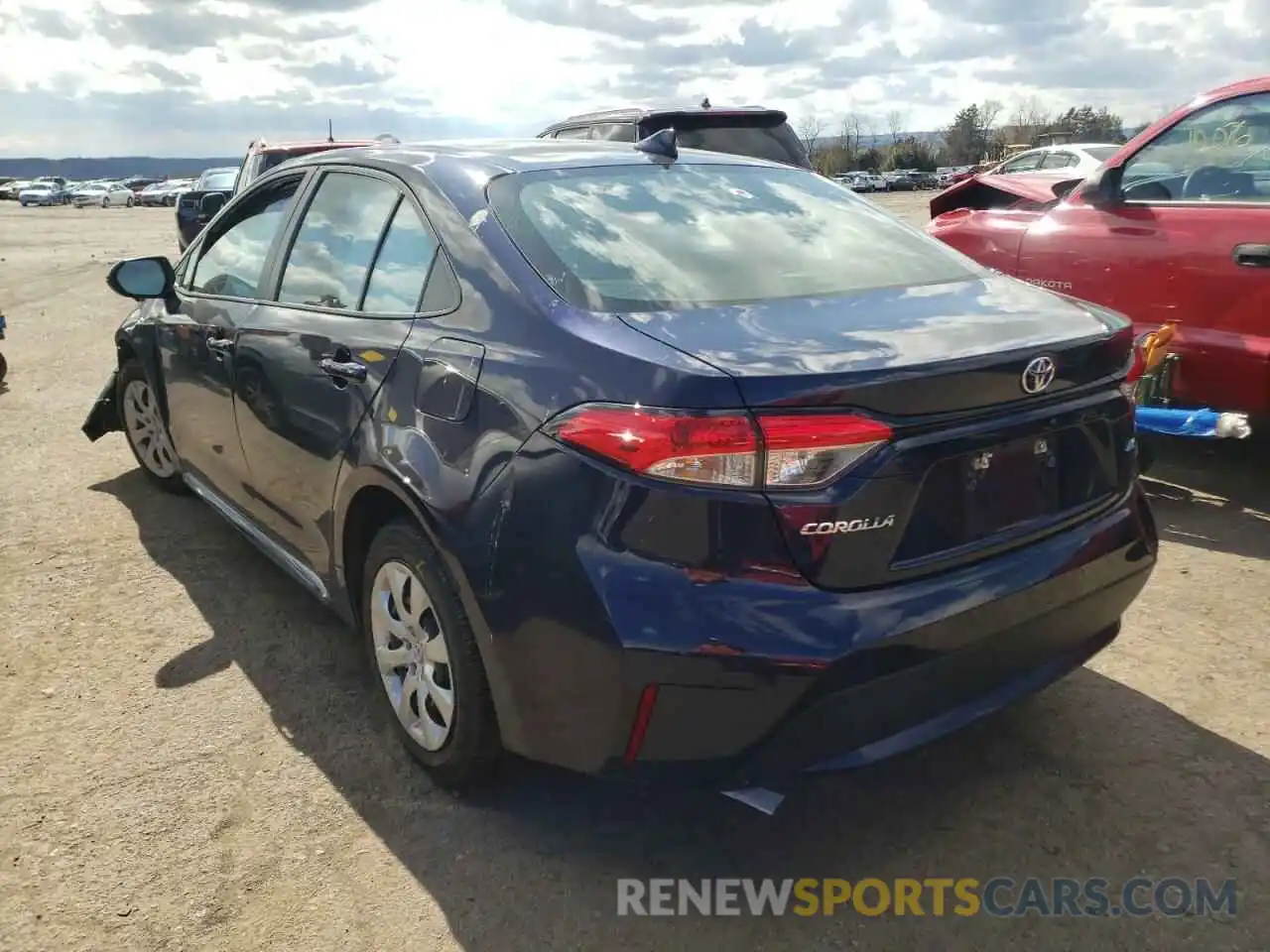 3 Photograph of a damaged car 5YFEPRAE7LP058827 TOYOTA COROLLA 2020