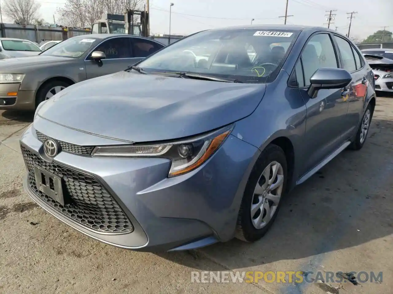 2 Photograph of a damaged car 5YFEPRAE7LP061551 TOYOTA COROLLA 2020