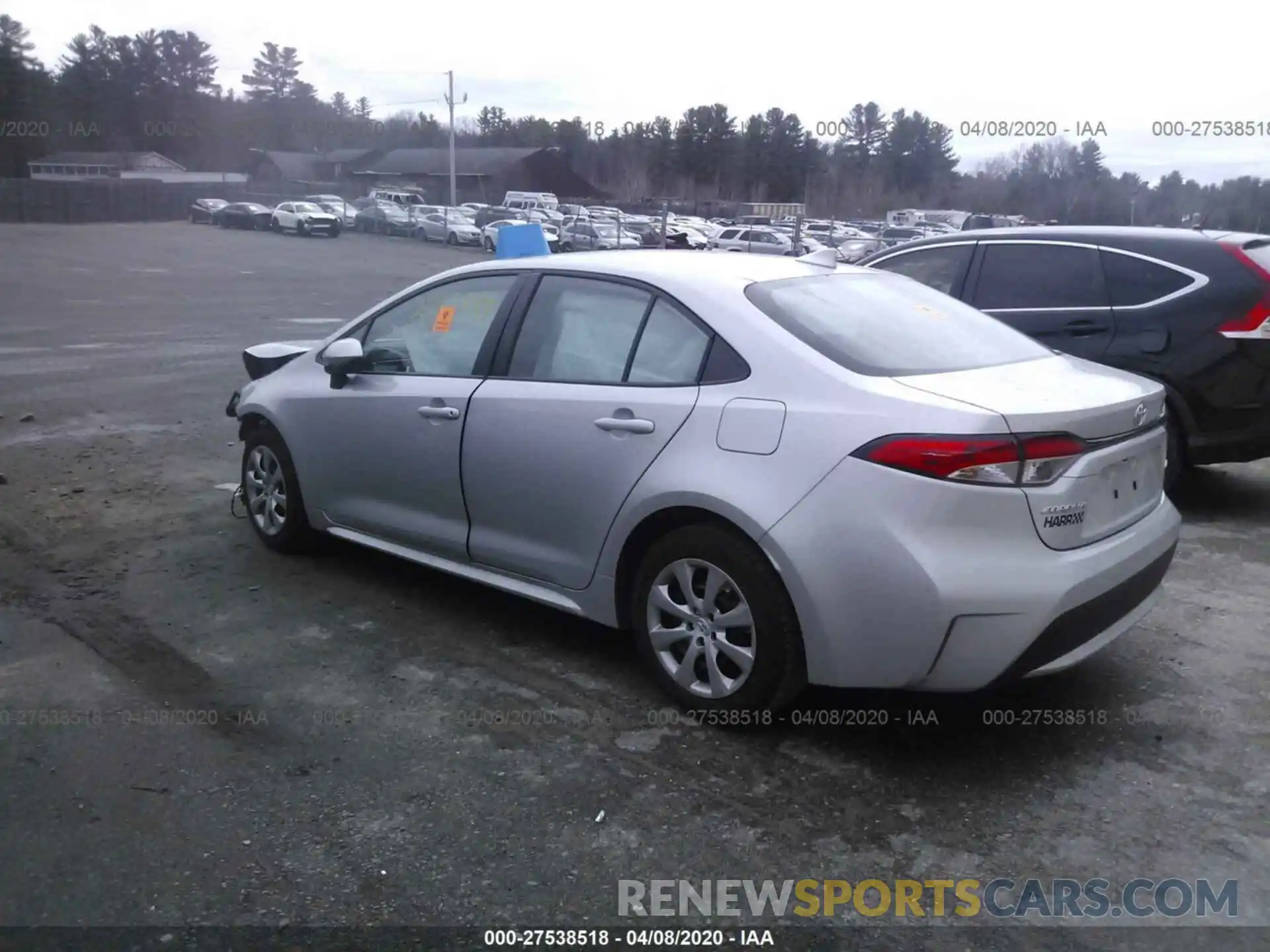 3 Photograph of a damaged car 5YFEPRAE7LP062697 TOYOTA COROLLA 2020