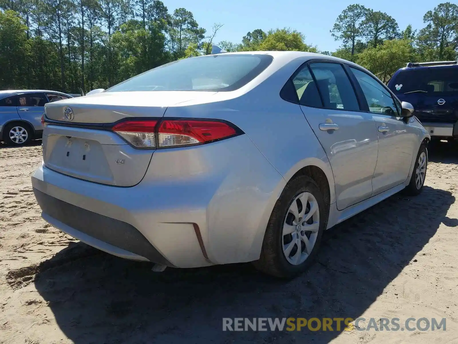 4 Photograph of a damaged car 5YFEPRAE7LP066555 TOYOTA COROLLA 2020