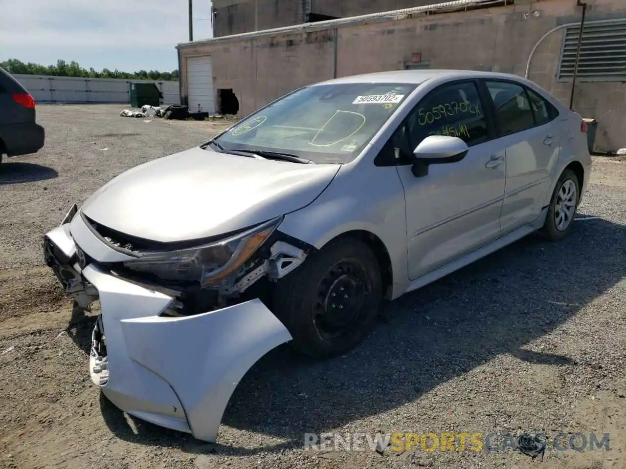 2 Photograph of a damaged car 5YFEPRAE7LP066782 TOYOTA COROLLA 2020