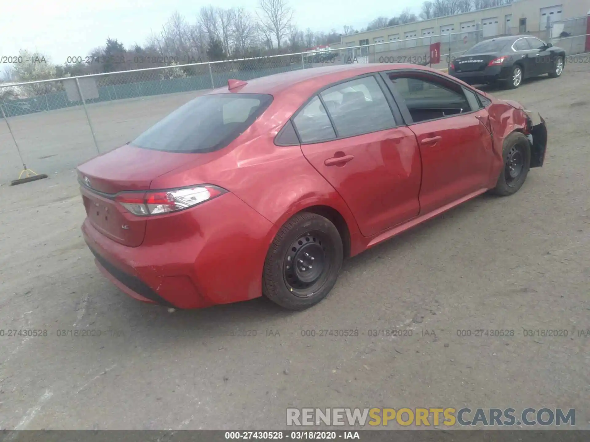 4 Photograph of a damaged car 5YFEPRAE7LP069651 TOYOTA COROLLA 2020