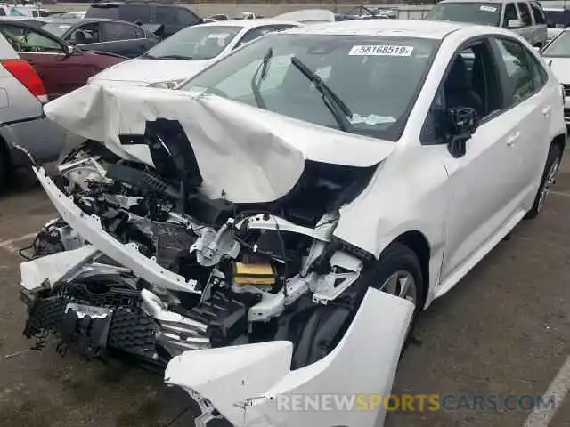 2 Photograph of a damaged car 5YFEPRAE7LP069973 TOYOTA COROLLA 2020