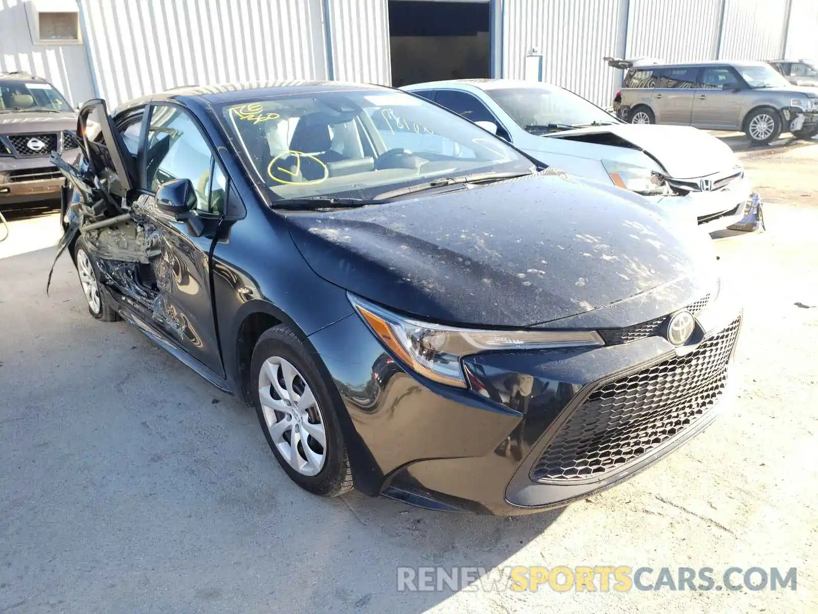 1 Photograph of a damaged car 5YFEPRAE7LP071058 TOYOTA COROLLA 2020