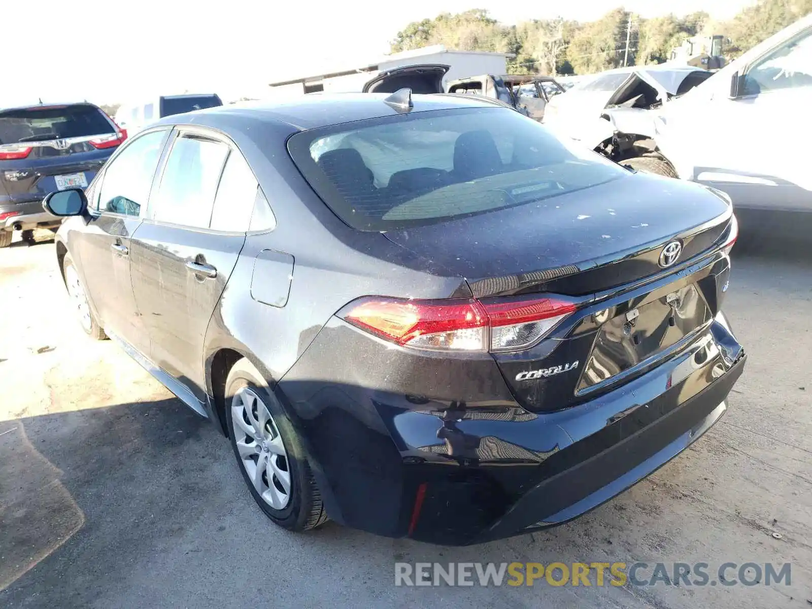 3 Photograph of a damaged car 5YFEPRAE7LP071058 TOYOTA COROLLA 2020