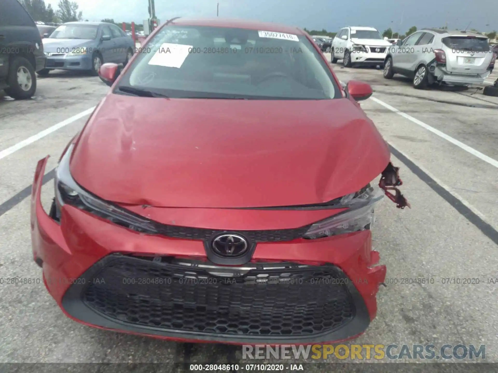 6 Photograph of a damaged car 5YFEPRAE7LP071156 TOYOTA COROLLA 2020