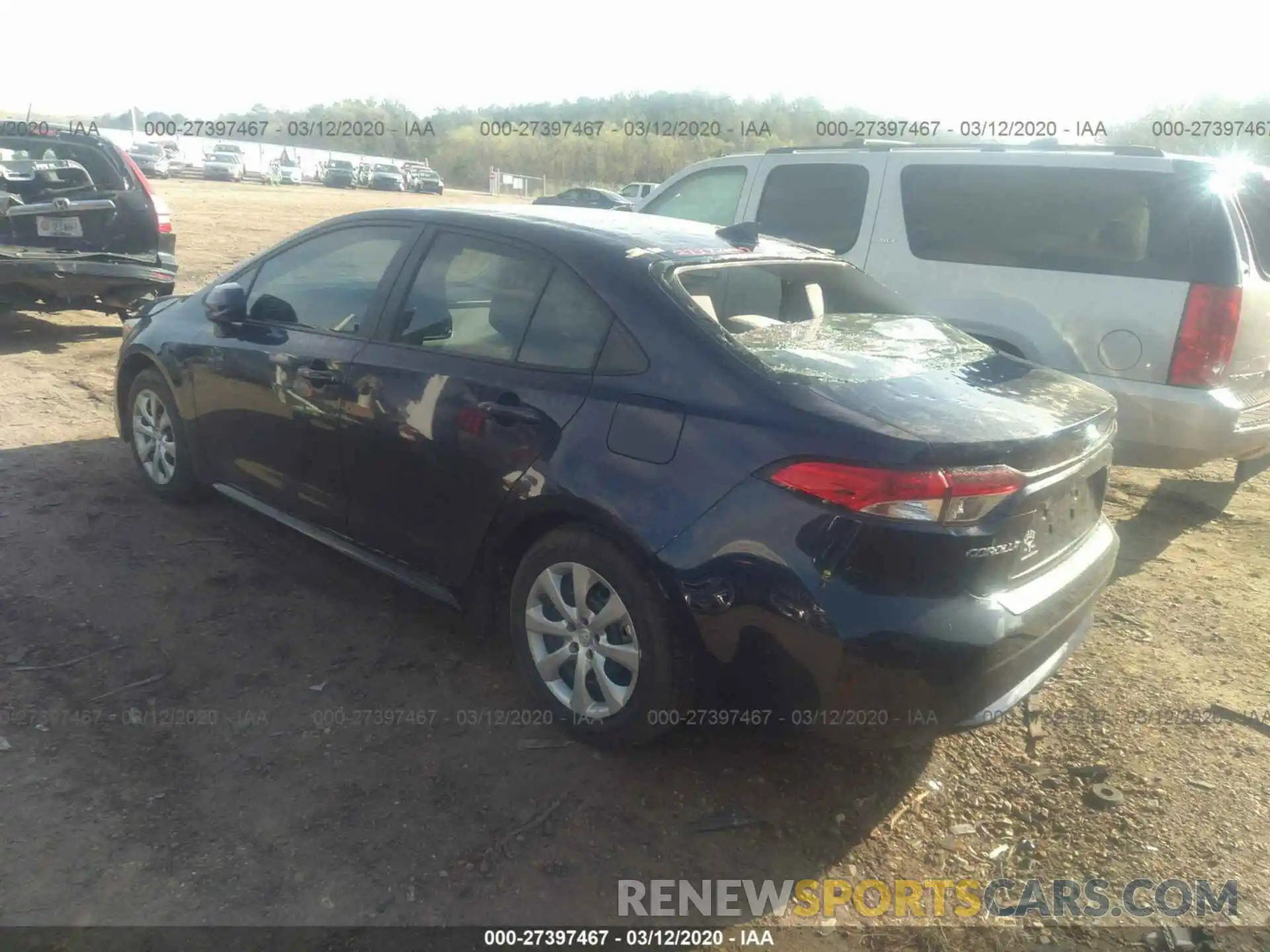 2 Photograph of a damaged car 5YFEPRAE7LP071190 TOYOTA COROLLA 2020