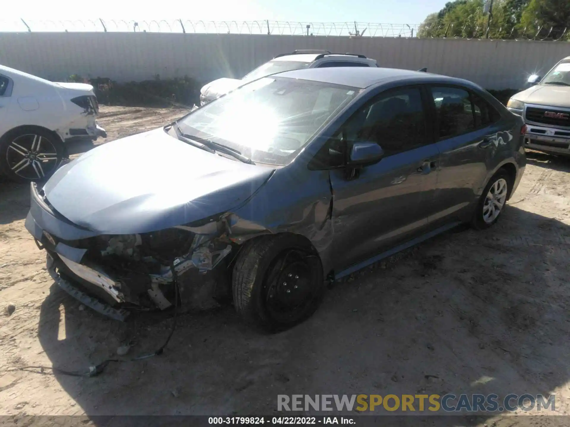 2 Photograph of a damaged car 5YFEPRAE7LP072274 TOYOTA COROLLA 2020