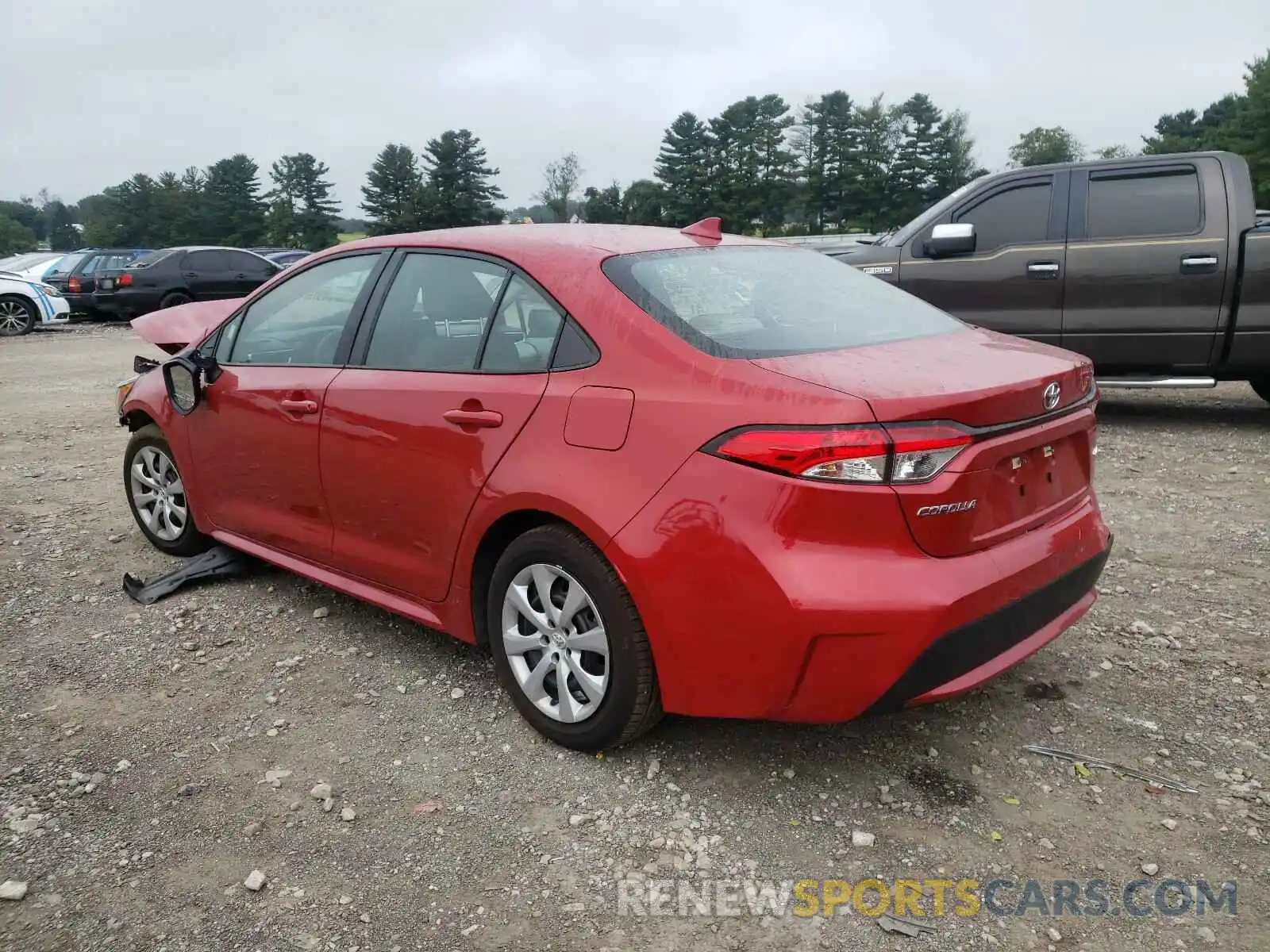 3 Photograph of a damaged car 5YFEPRAE7LP073327 TOYOTA COROLLA 2020