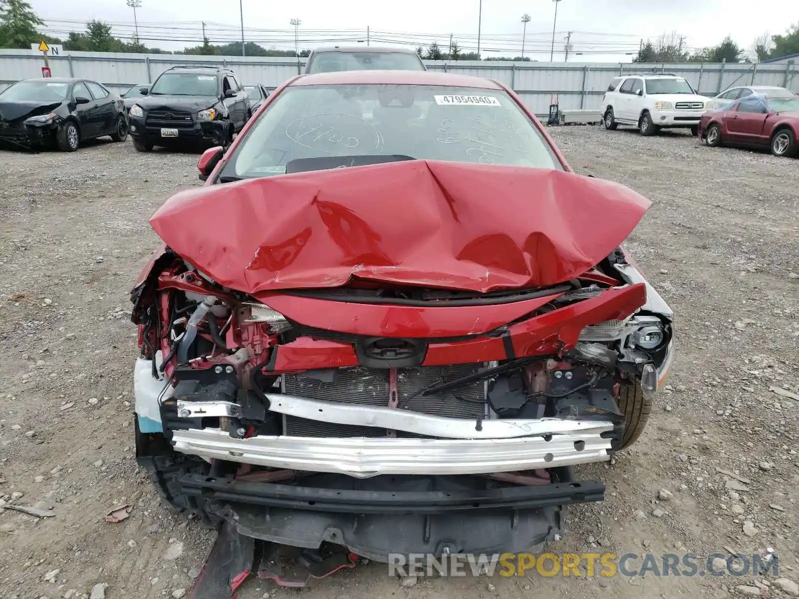 9 Photograph of a damaged car 5YFEPRAE7LP073327 TOYOTA COROLLA 2020