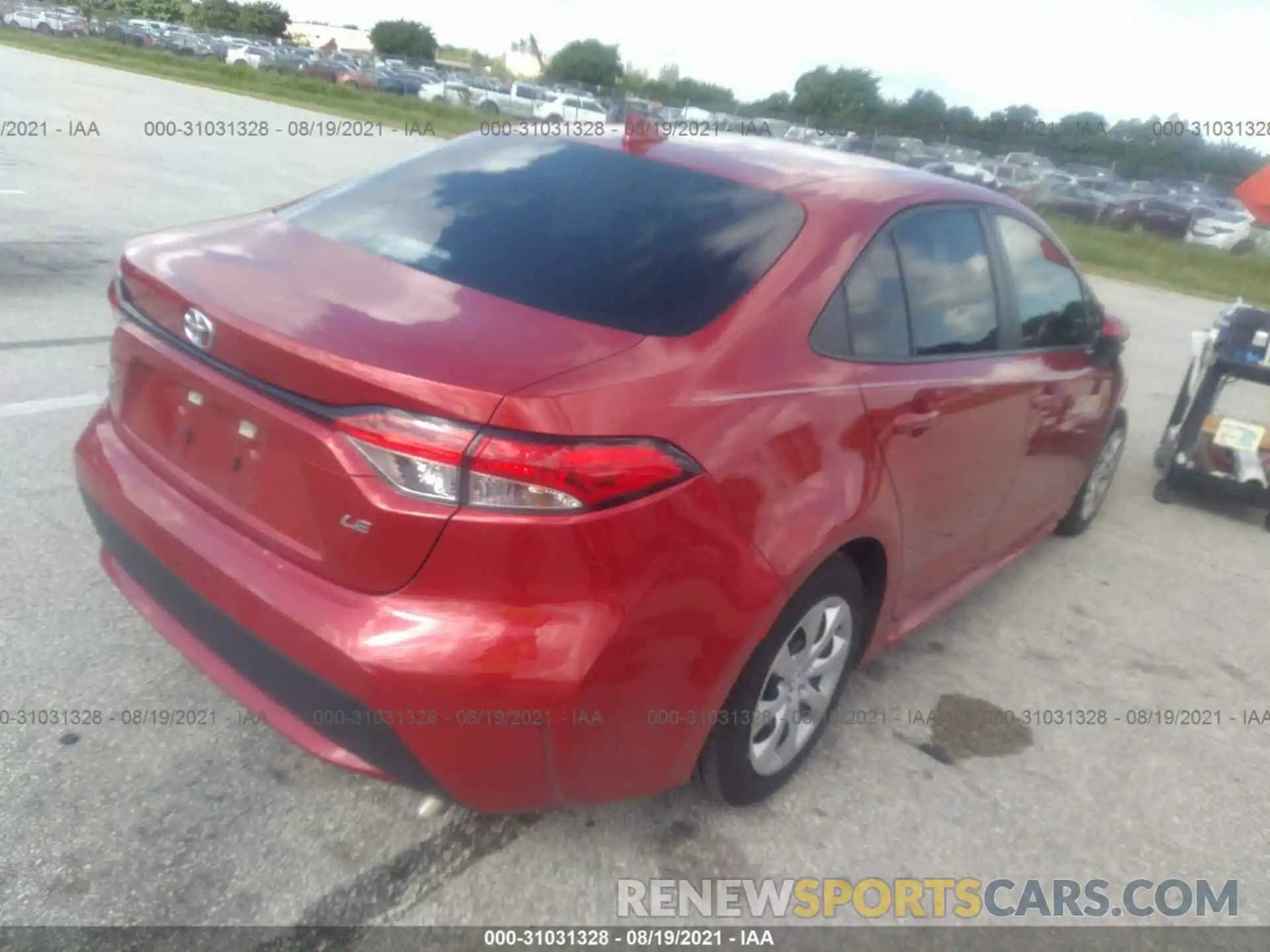 4 Photograph of a damaged car 5YFEPRAE7LP073540 TOYOTA COROLLA 2020