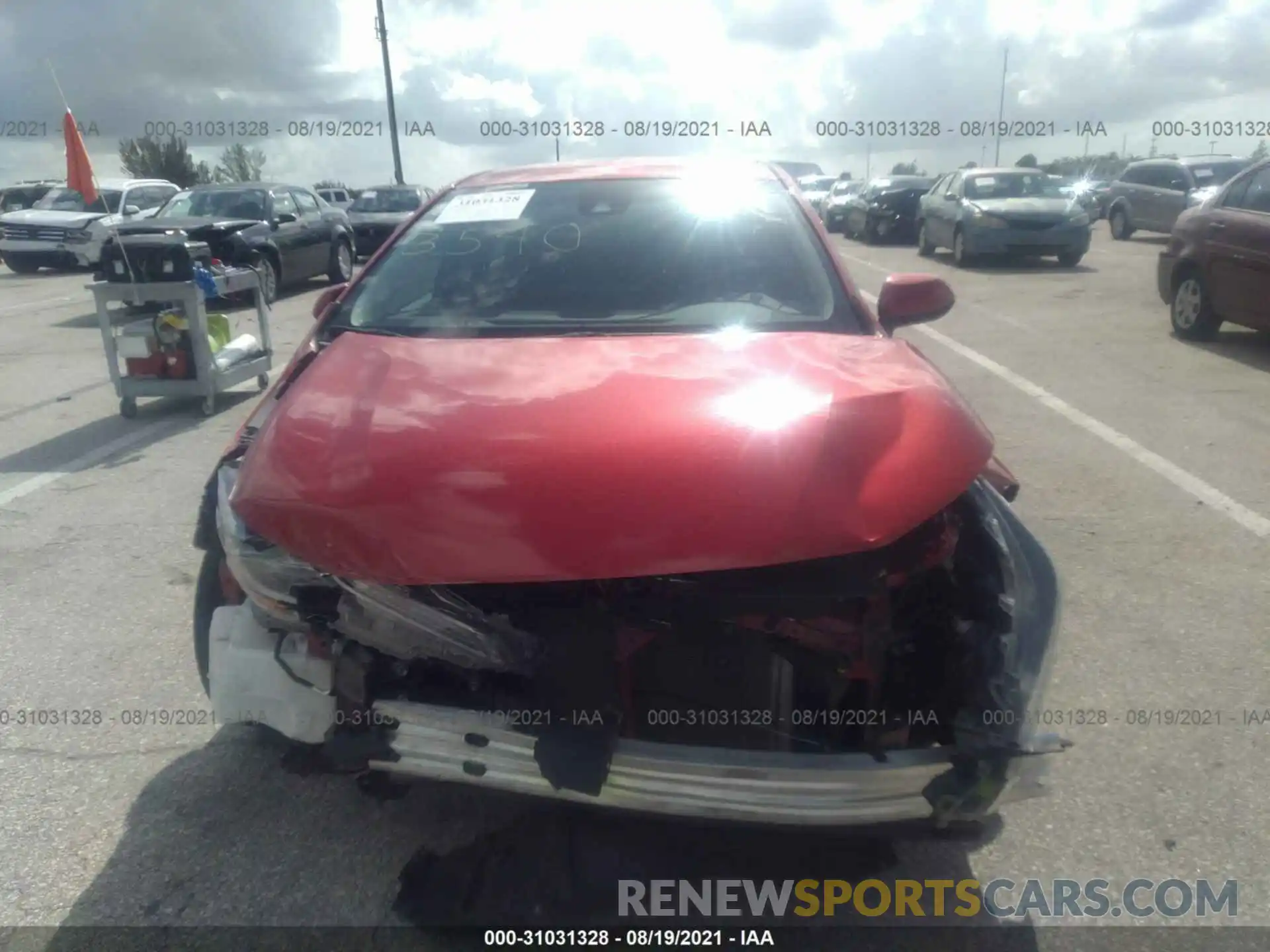 6 Photograph of a damaged car 5YFEPRAE7LP073540 TOYOTA COROLLA 2020