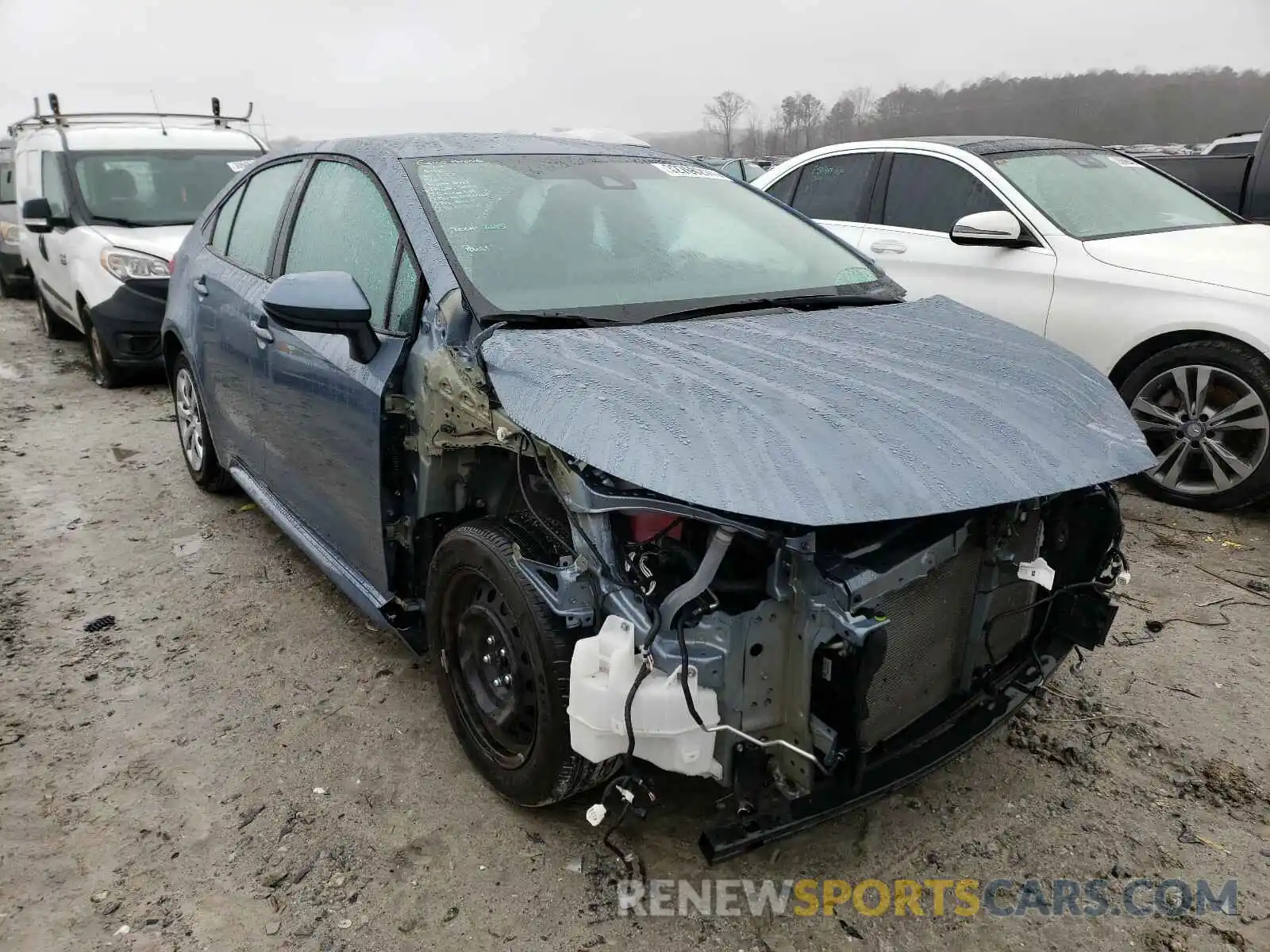 1 Photograph of a damaged car 5YFEPRAE7LP073747 TOYOTA COROLLA 2020