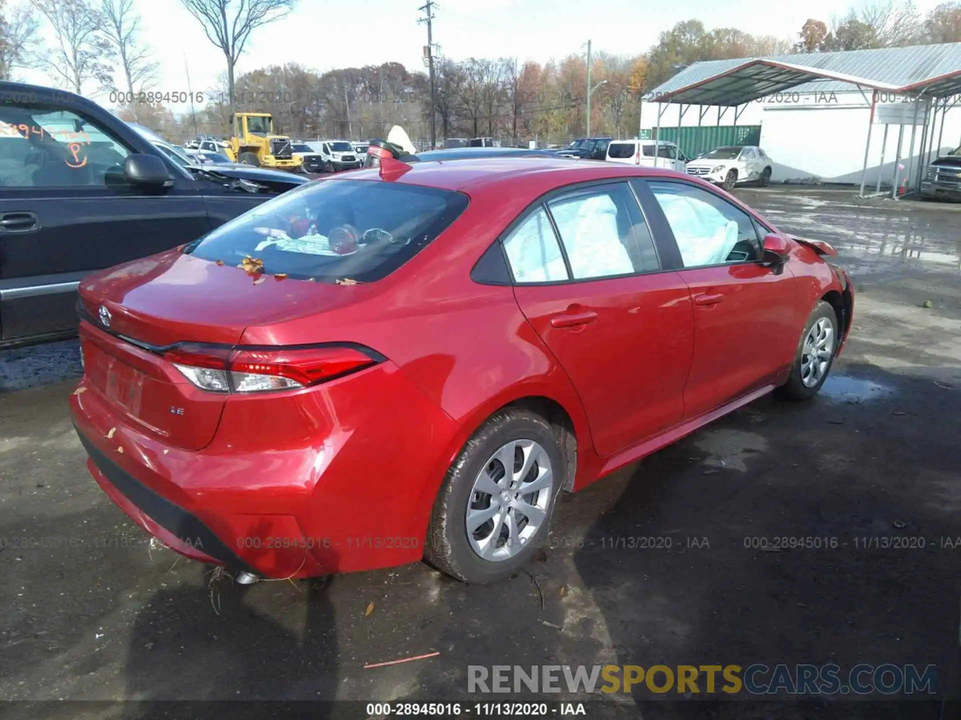 4 Photograph of a damaged car 5YFEPRAE7LP073909 TOYOTA COROLLA 2020