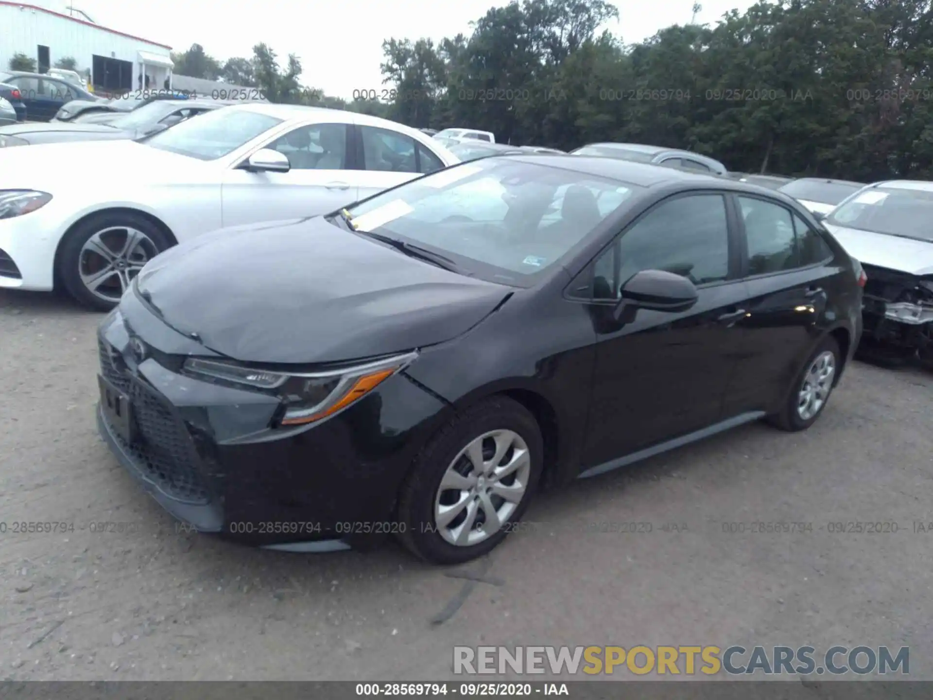 2 Photograph of a damaged car 5YFEPRAE7LP074526 TOYOTA COROLLA 2020