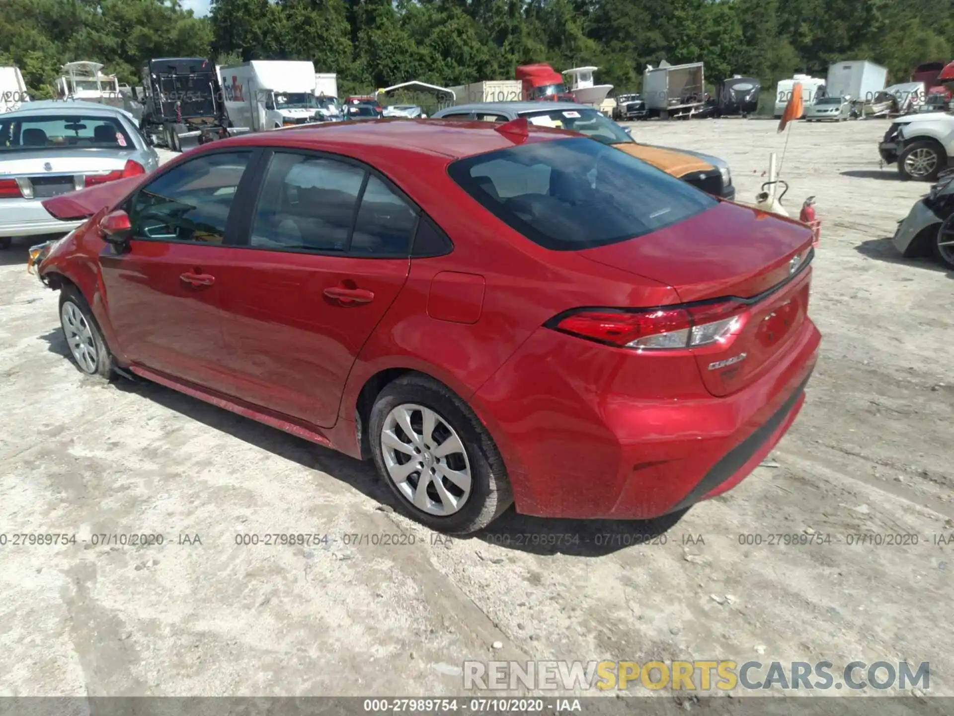 3 Photograph of a damaged car 5YFEPRAE7LP074591 TOYOTA COROLLA 2020