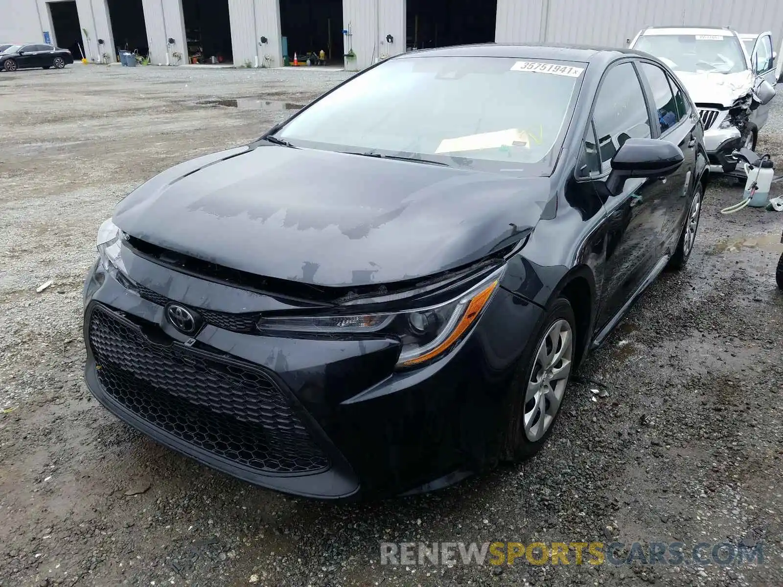 2 Photograph of a damaged car 5YFEPRAE7LP076390 TOYOTA COROLLA 2020