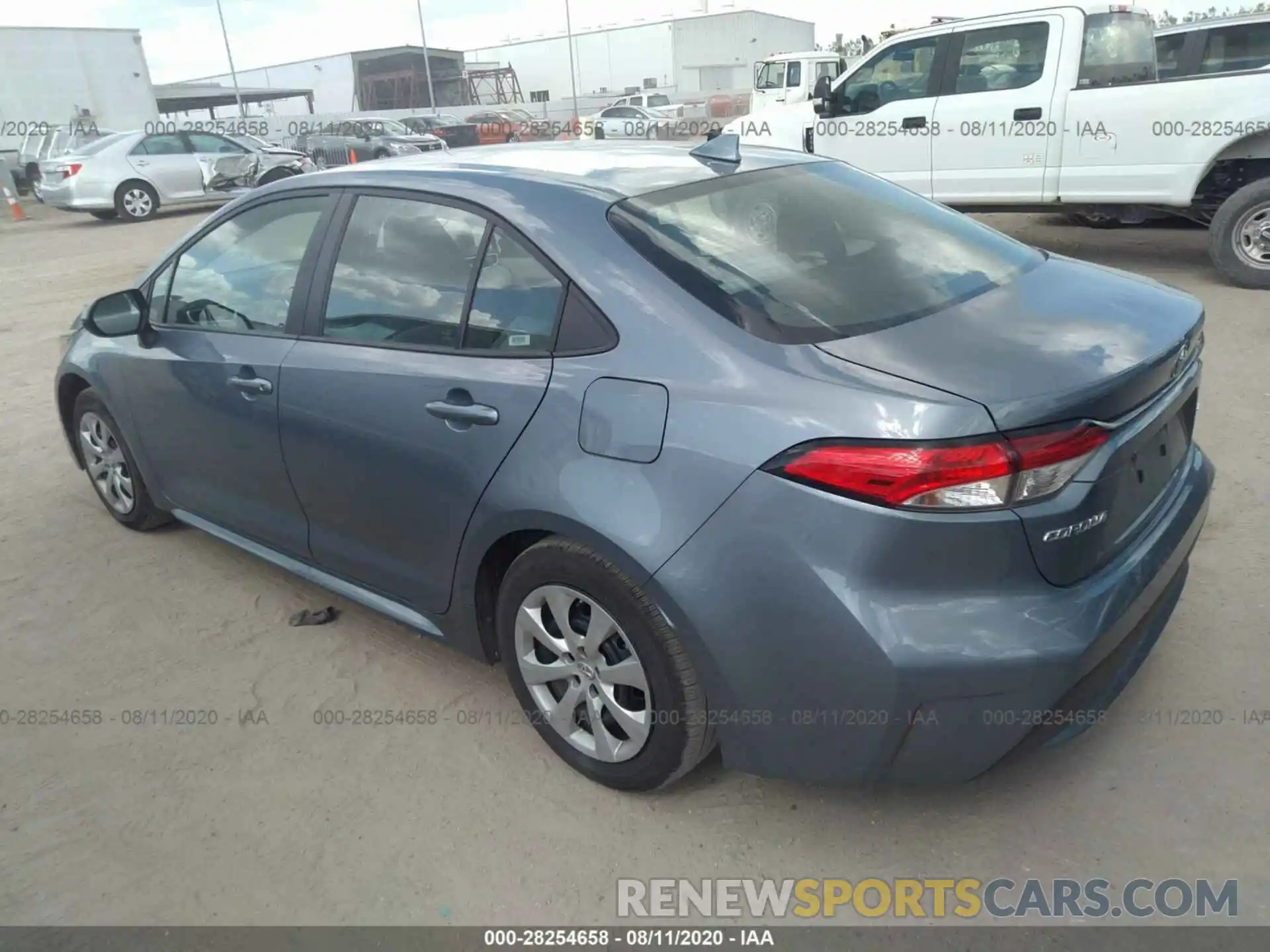 3 Photograph of a damaged car 5YFEPRAE7LP076633 TOYOTA COROLLA 2020