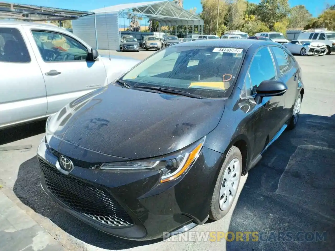 2 Photograph of a damaged car 5YFEPRAE7LP076731 TOYOTA COROLLA 2020