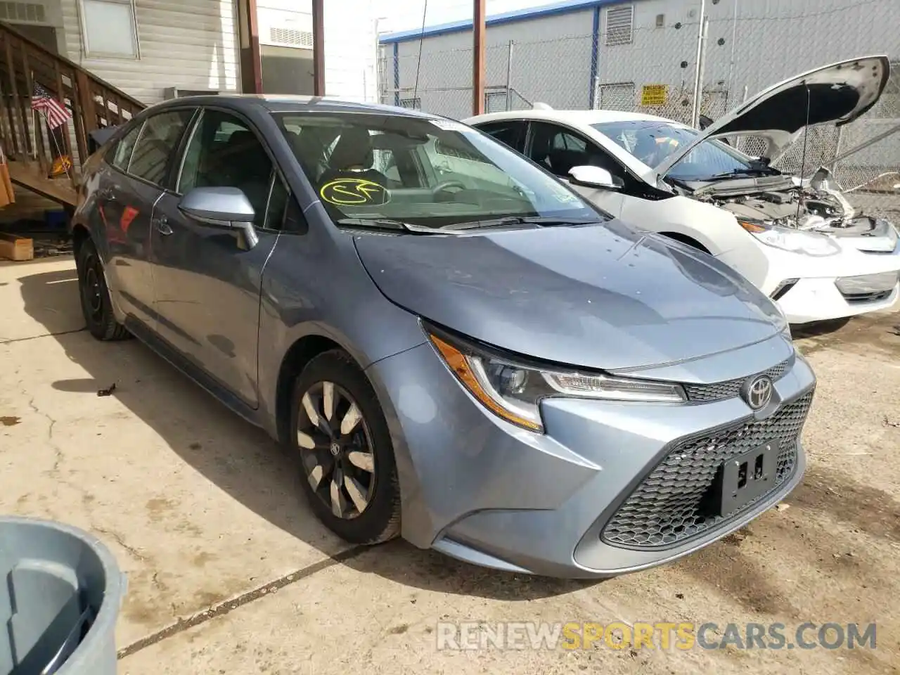 1 Photograph of a damaged car 5YFEPRAE7LP077104 TOYOTA COROLLA 2020