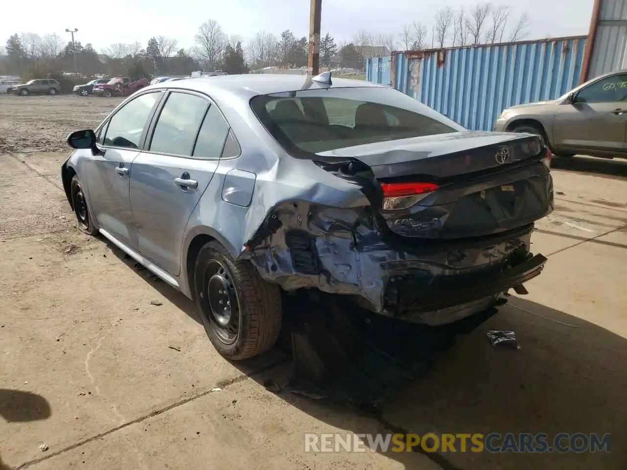 3 Photograph of a damaged car 5YFEPRAE7LP077104 TOYOTA COROLLA 2020