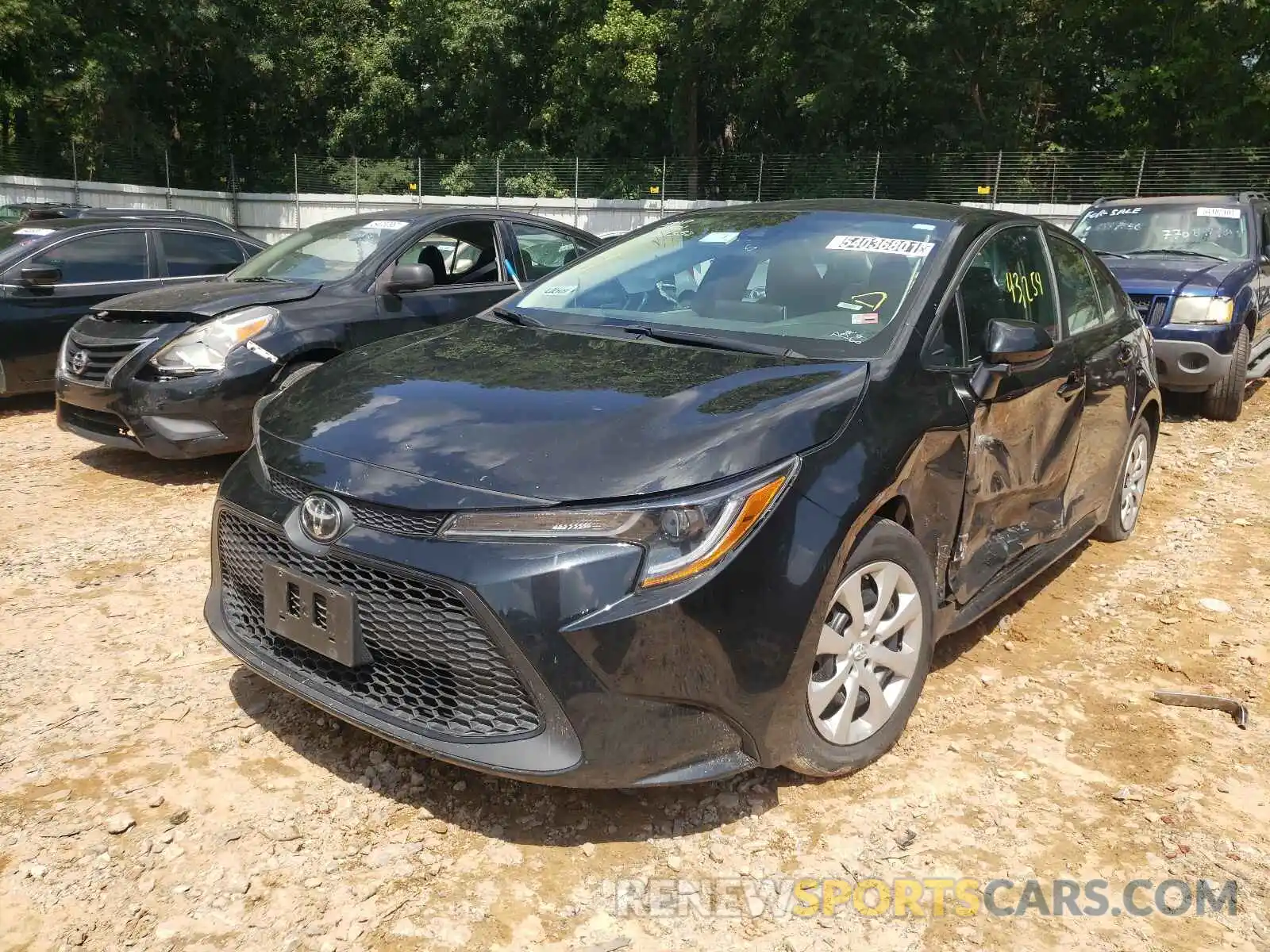 2 Photograph of a damaged car 5YFEPRAE7LP077992 TOYOTA COROLLA 2020