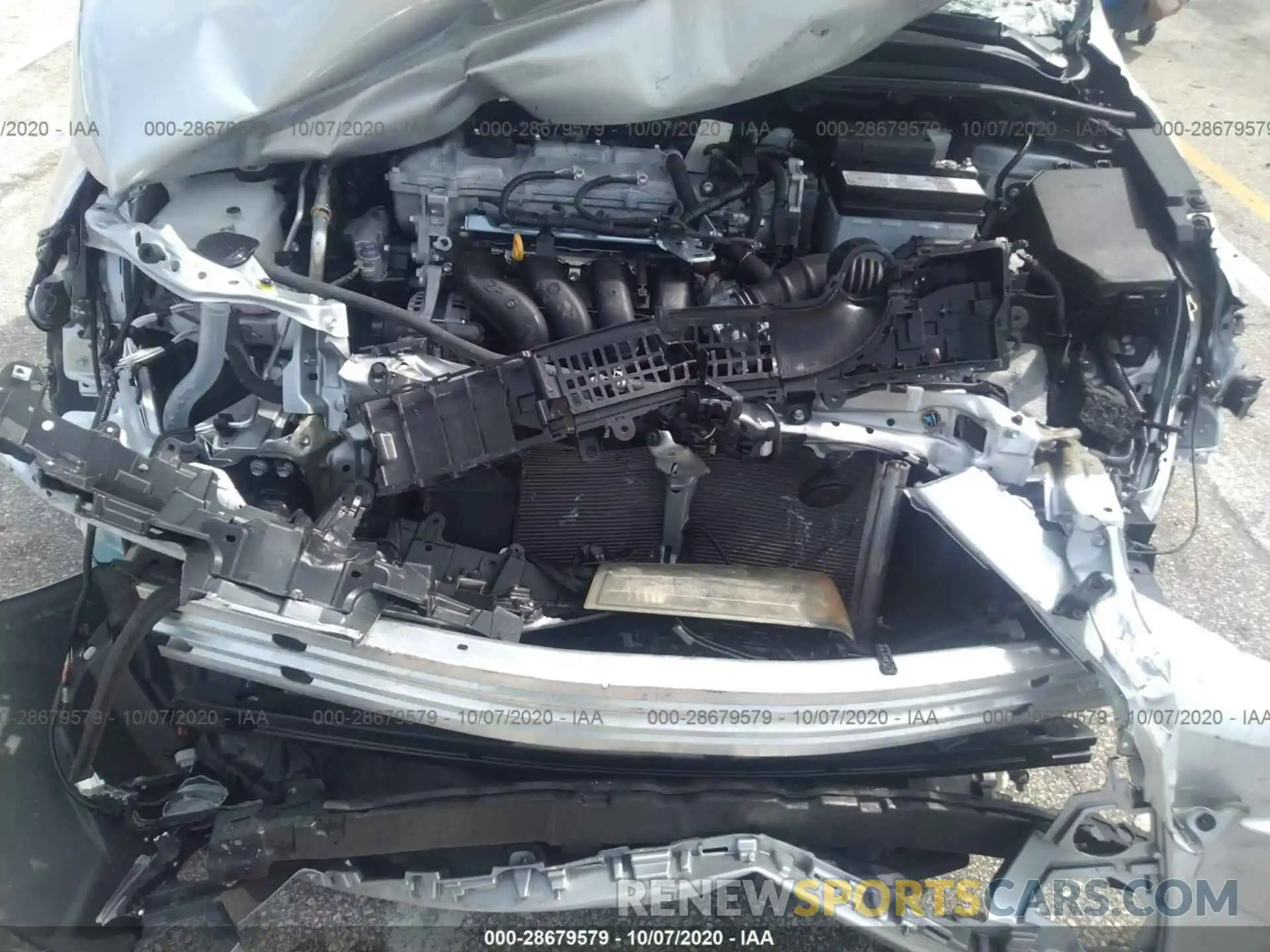 10 Photograph of a damaged car 5YFEPRAE7LP078088 TOYOTA COROLLA 2020