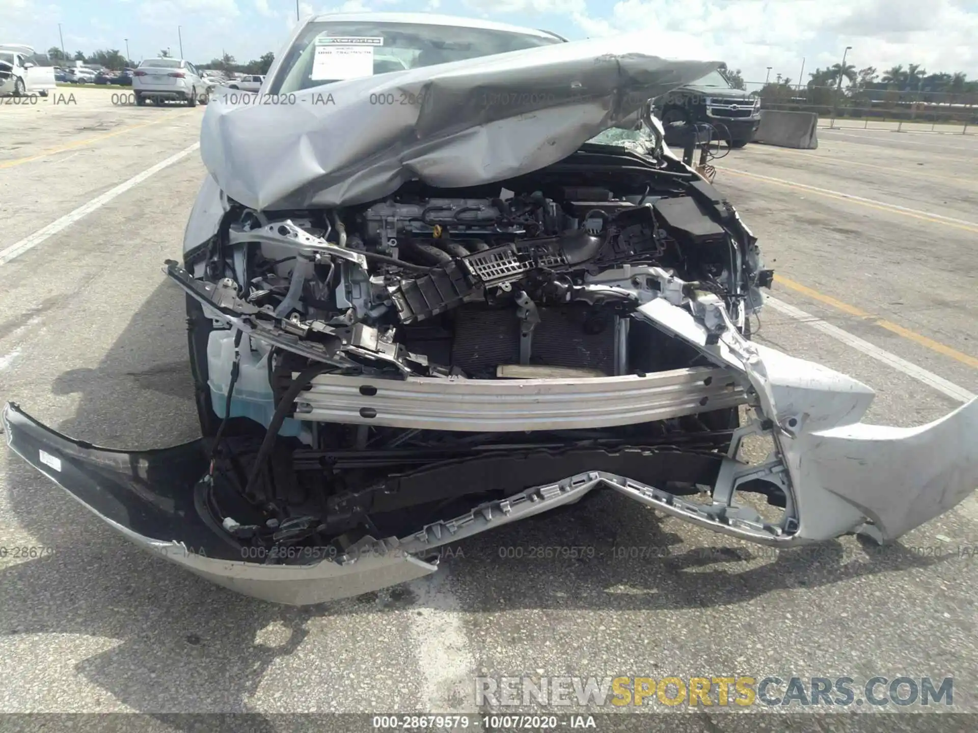 6 Фотография поврежденного автомобиля 5YFEPRAE7LP078088 TOYOTA COROLLA 2020