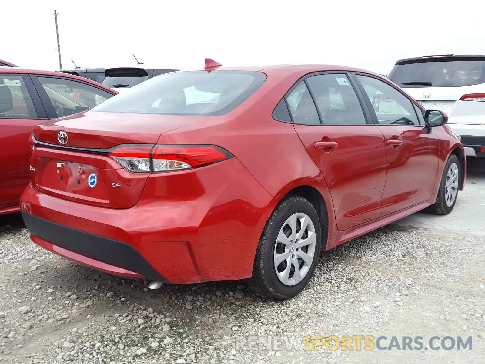 4 Photograph of a damaged car 5YFEPRAE7LP078639 TOYOTA COROLLA 2020