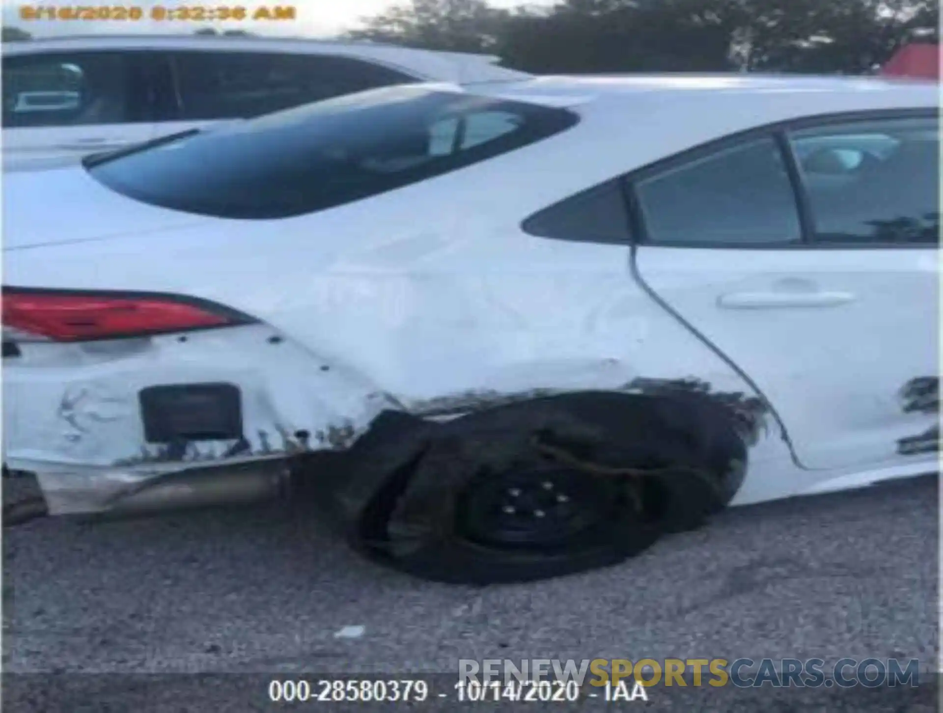 7 Photograph of a damaged car 5YFEPRAE7LP078804 TOYOTA COROLLA 2020