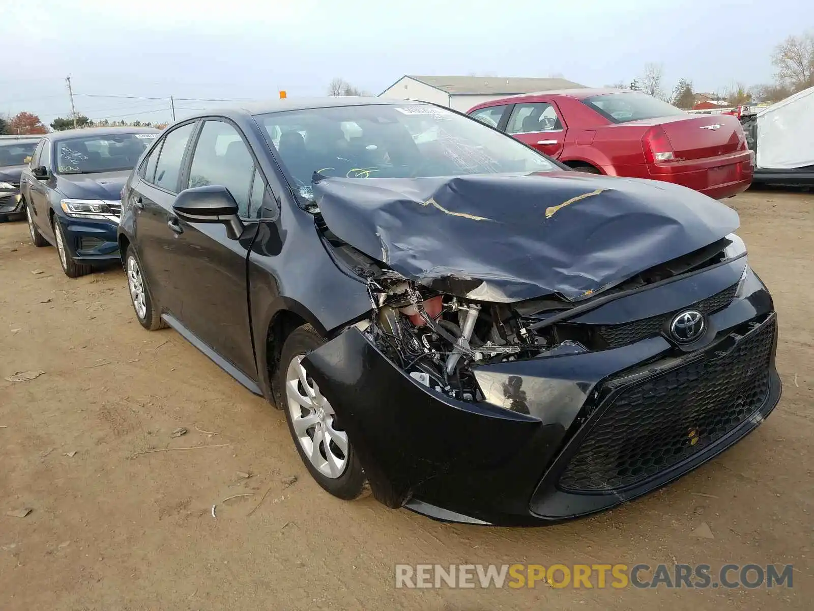 1 Photograph of a damaged car 5YFEPRAE7LP079256 TOYOTA COROLLA 2020