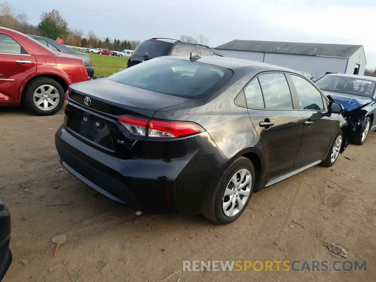 4 Photograph of a damaged car 5YFEPRAE7LP079256 TOYOTA COROLLA 2020