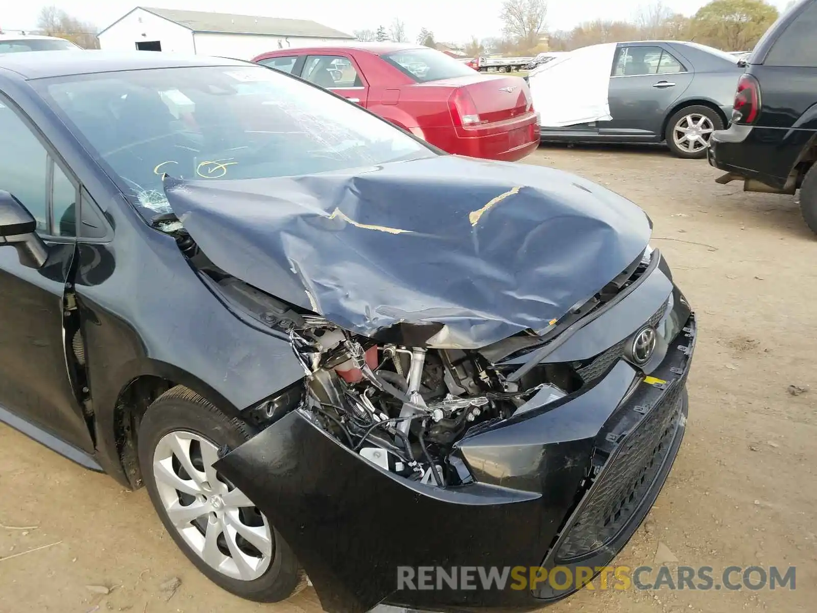 9 Photograph of a damaged car 5YFEPRAE7LP079256 TOYOTA COROLLA 2020