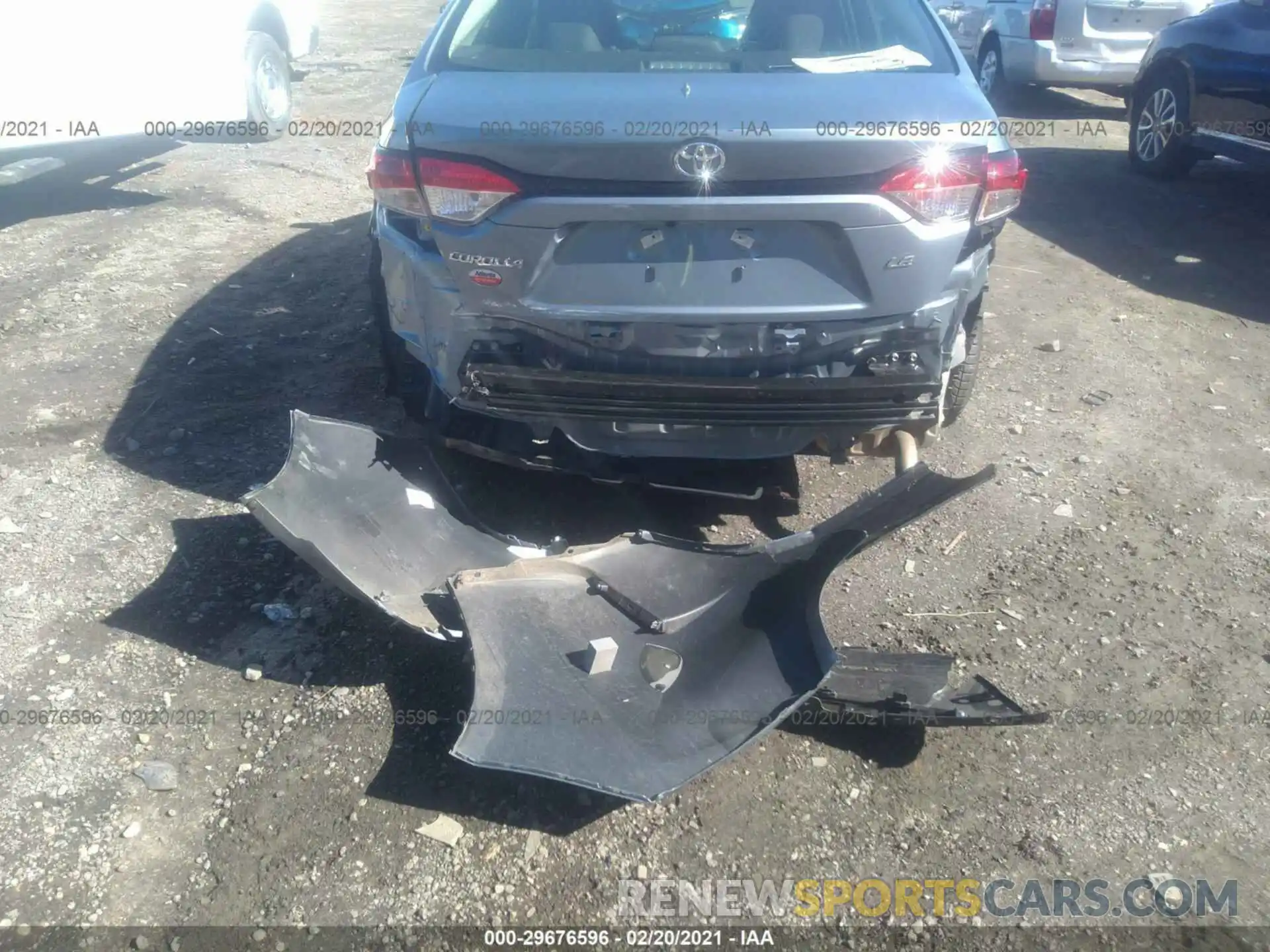 6 Photograph of a damaged car 5YFEPRAE7LP079886 TOYOTA COROLLA 2020