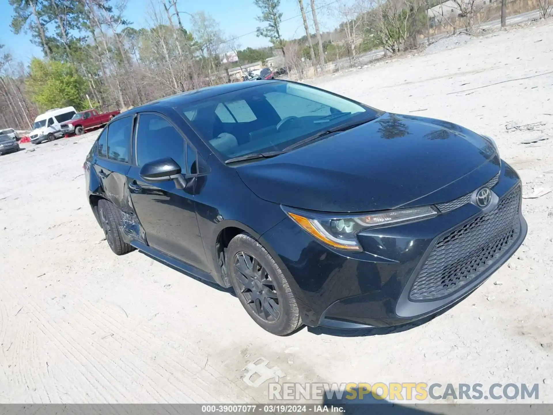 1 Photograph of a damaged car 5YFEPRAE7LP080956 TOYOTA COROLLA 2020