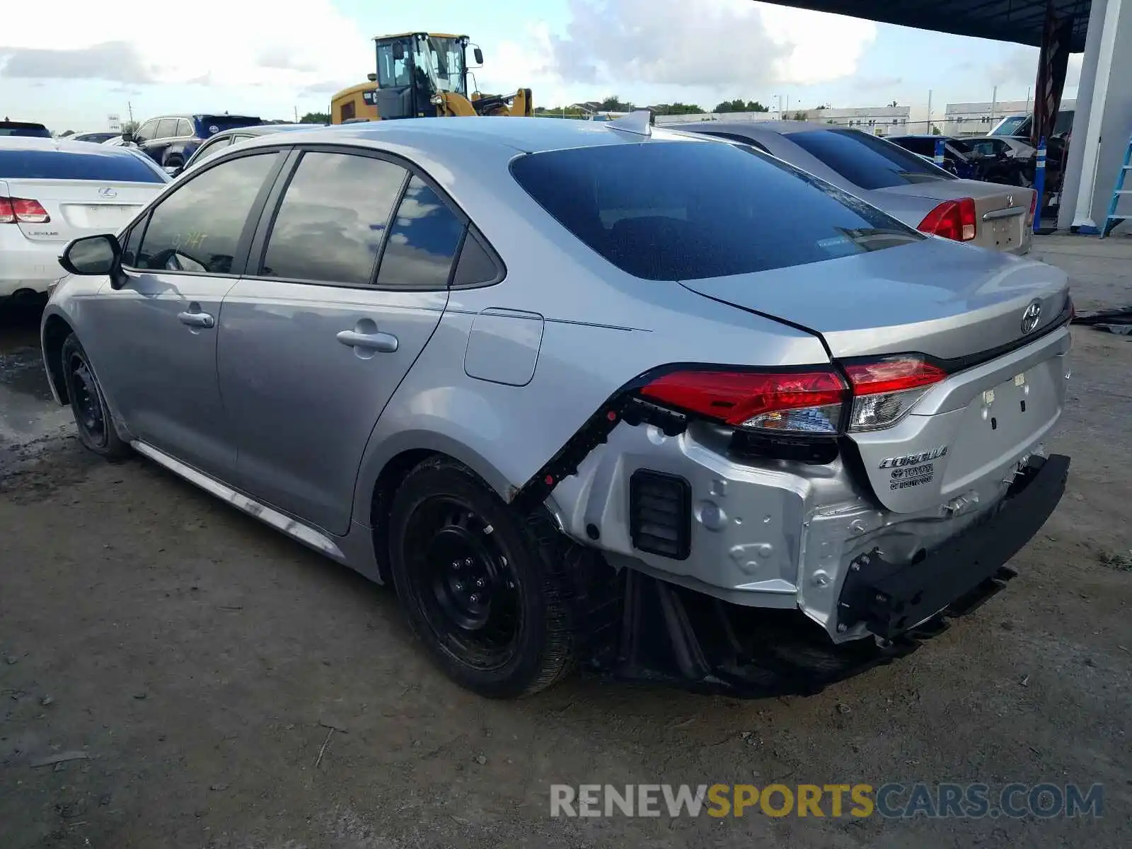 3 Photograph of a damaged car 5YFEPRAE7LP081248 TOYOTA COROLLA 2020