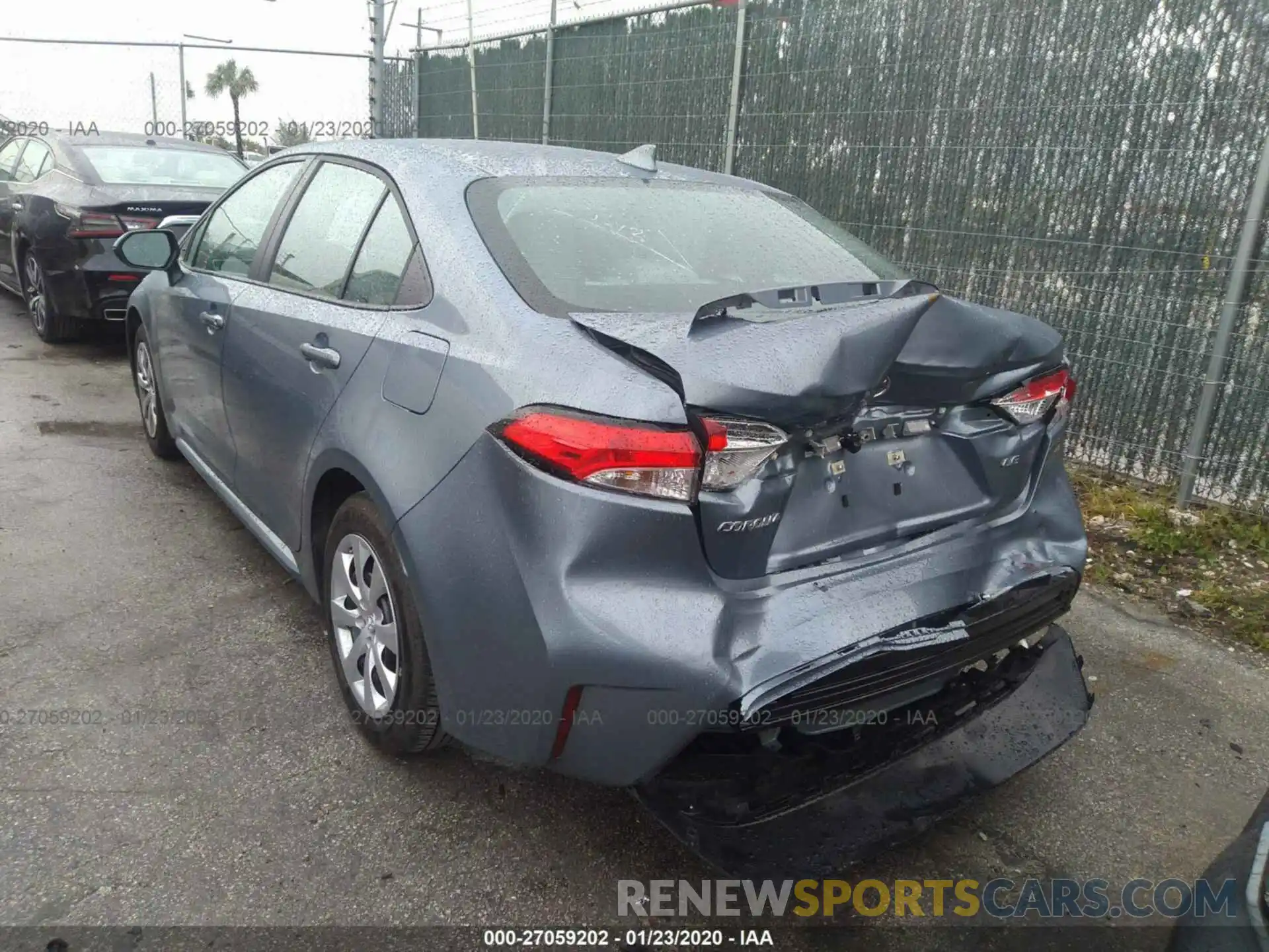 3 Photograph of a damaged car 5YFEPRAE7LP081475 TOYOTA COROLLA 2020