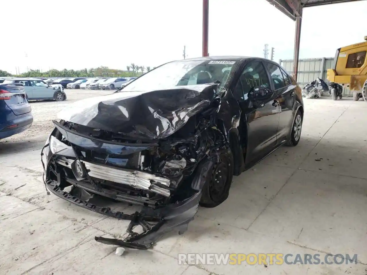 2 Photograph of a damaged car 5YFEPRAE7LP081749 TOYOTA COROLLA 2020