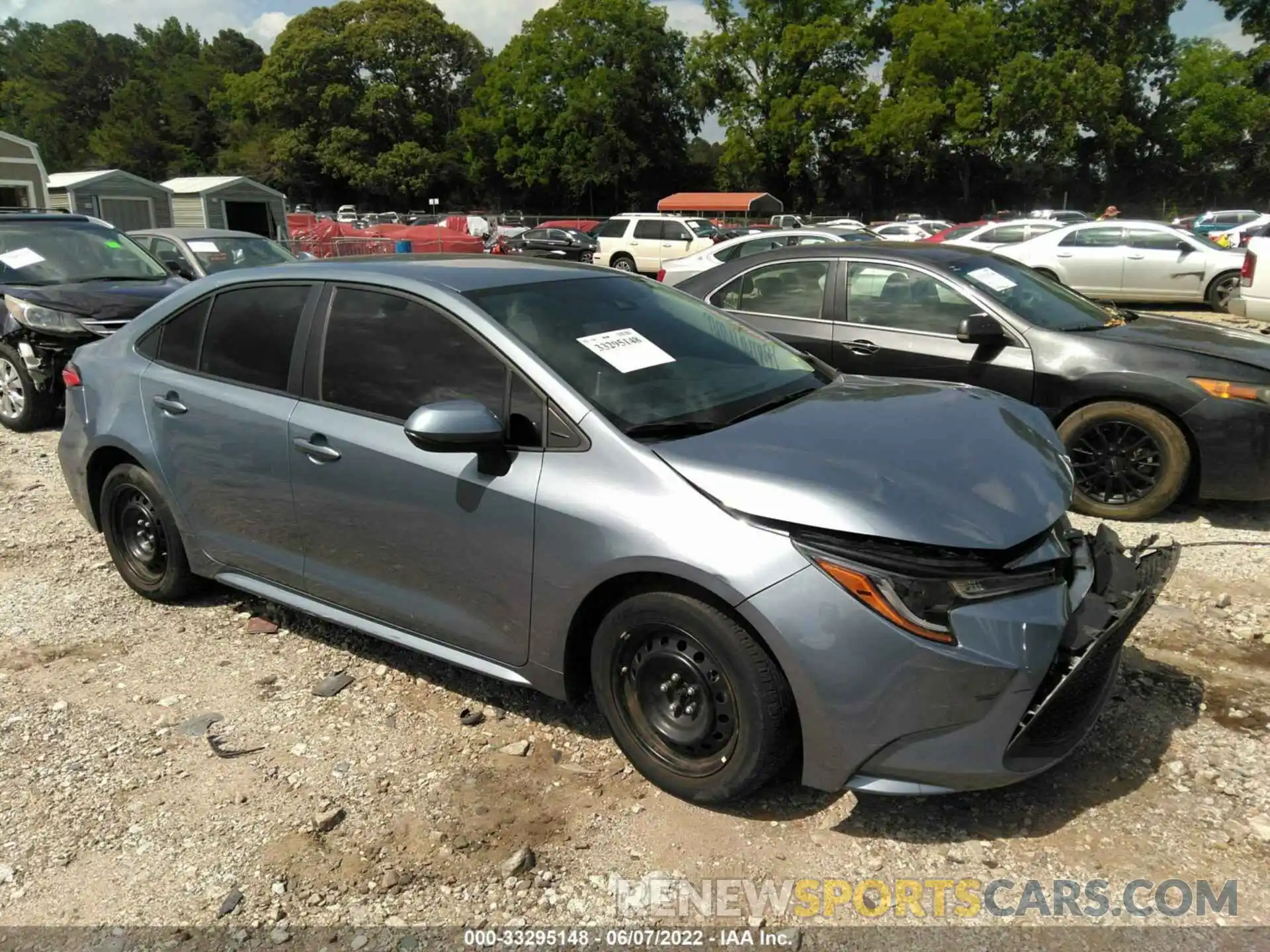 1 Photograph of a damaged car 5YFEPRAE7LP082447 TOYOTA COROLLA 2020