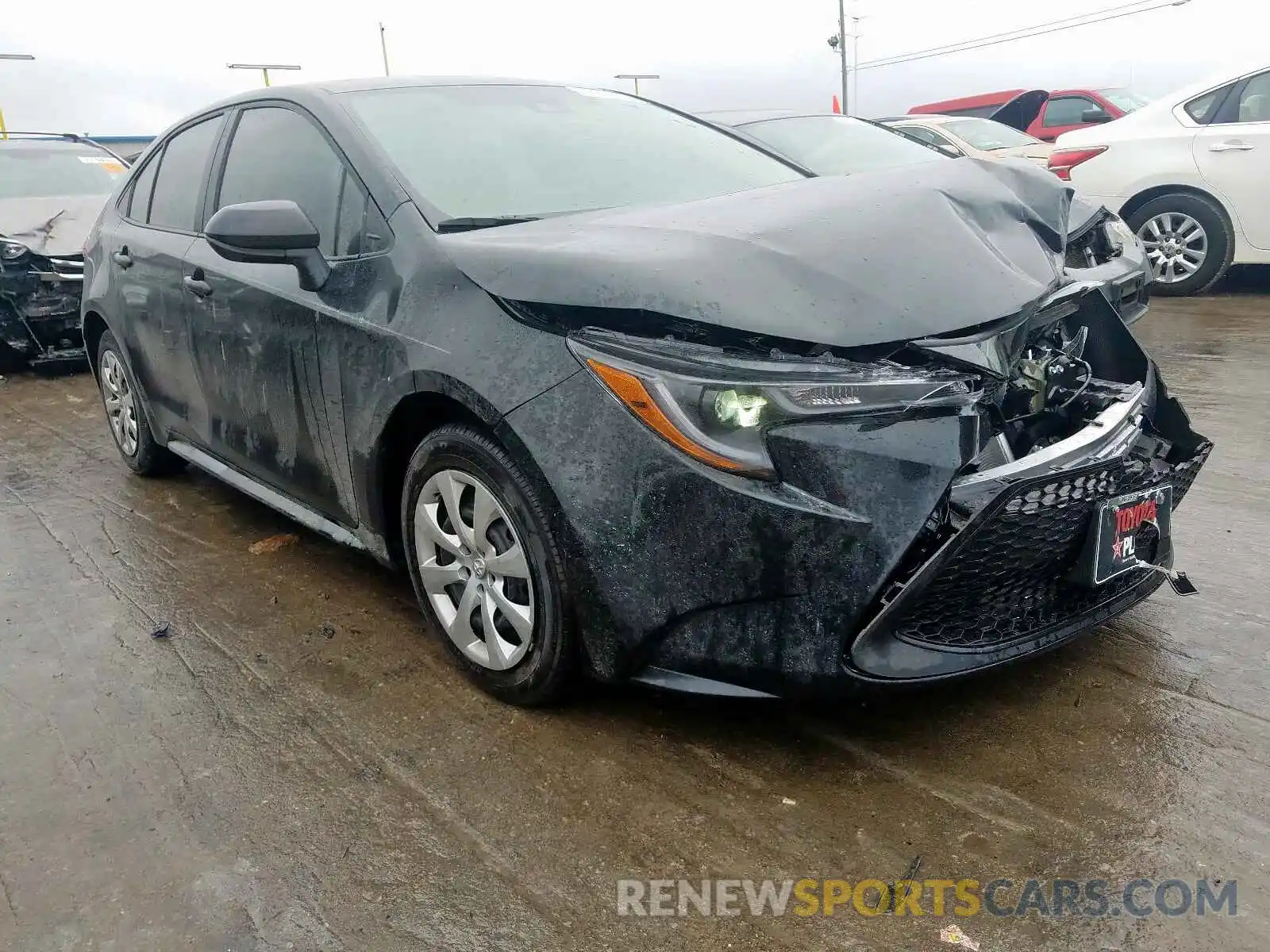 1 Photograph of a damaged car 5YFEPRAE7LP083632 TOYOTA COROLLA 2020