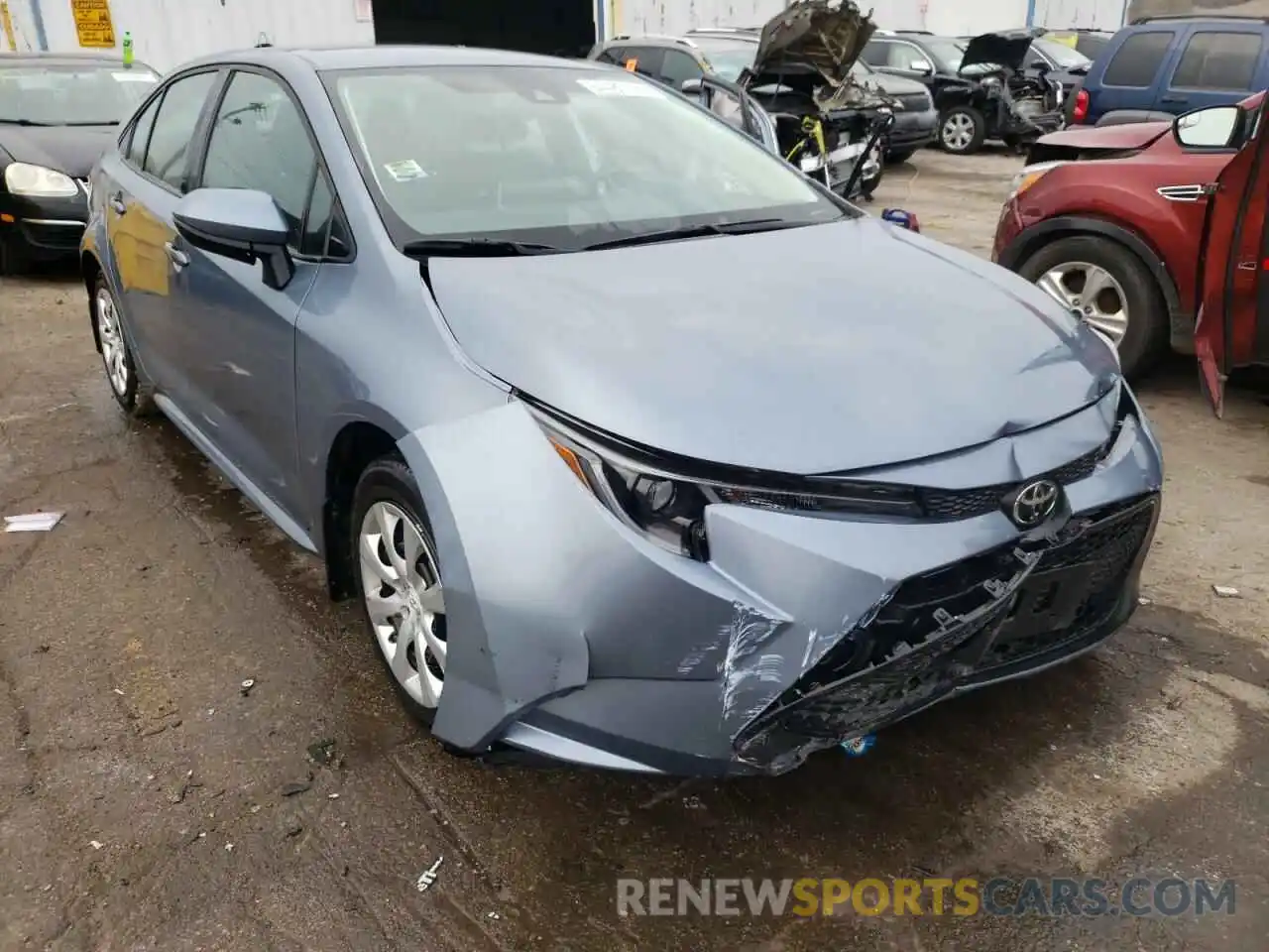 1 Photograph of a damaged car 5YFEPRAE7LP083677 TOYOTA COROLLA 2020