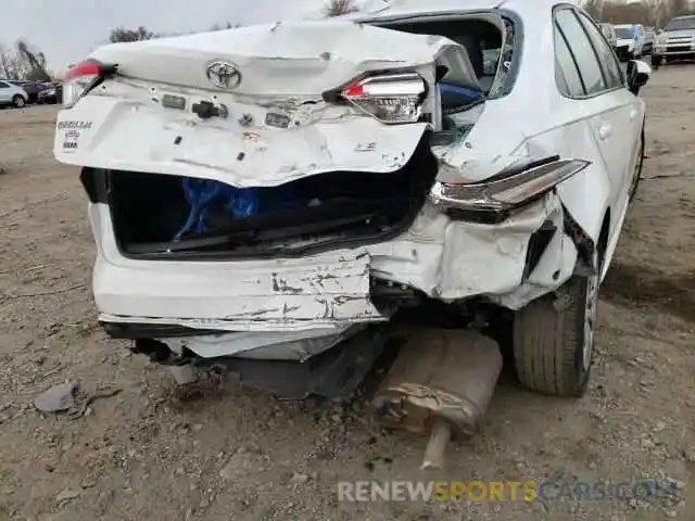 9 Photograph of a damaged car 5YFEPRAE7LP083792 TOYOTA COROLLA 2020