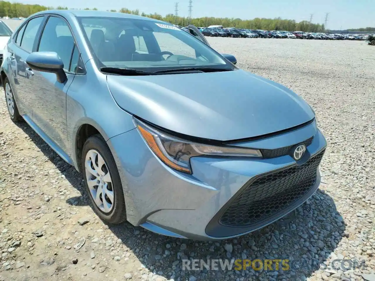 1 Photograph of a damaged car 5YFEPRAE7LP083971 TOYOTA COROLLA 2020