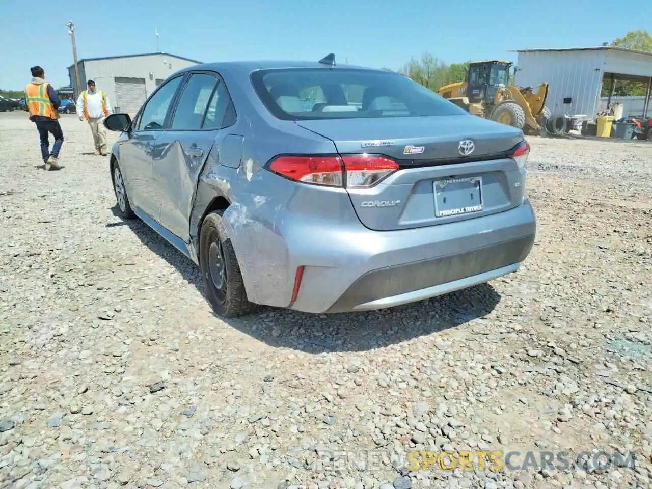 3 Photograph of a damaged car 5YFEPRAE7LP083971 TOYOTA COROLLA 2020