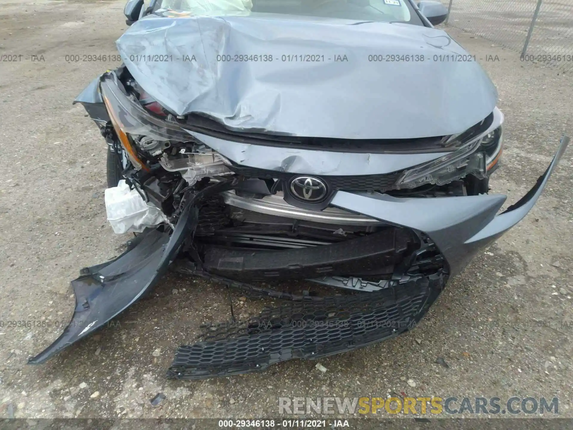 6 Photograph of a damaged car 5YFEPRAE7LP084750 TOYOTA COROLLA 2020