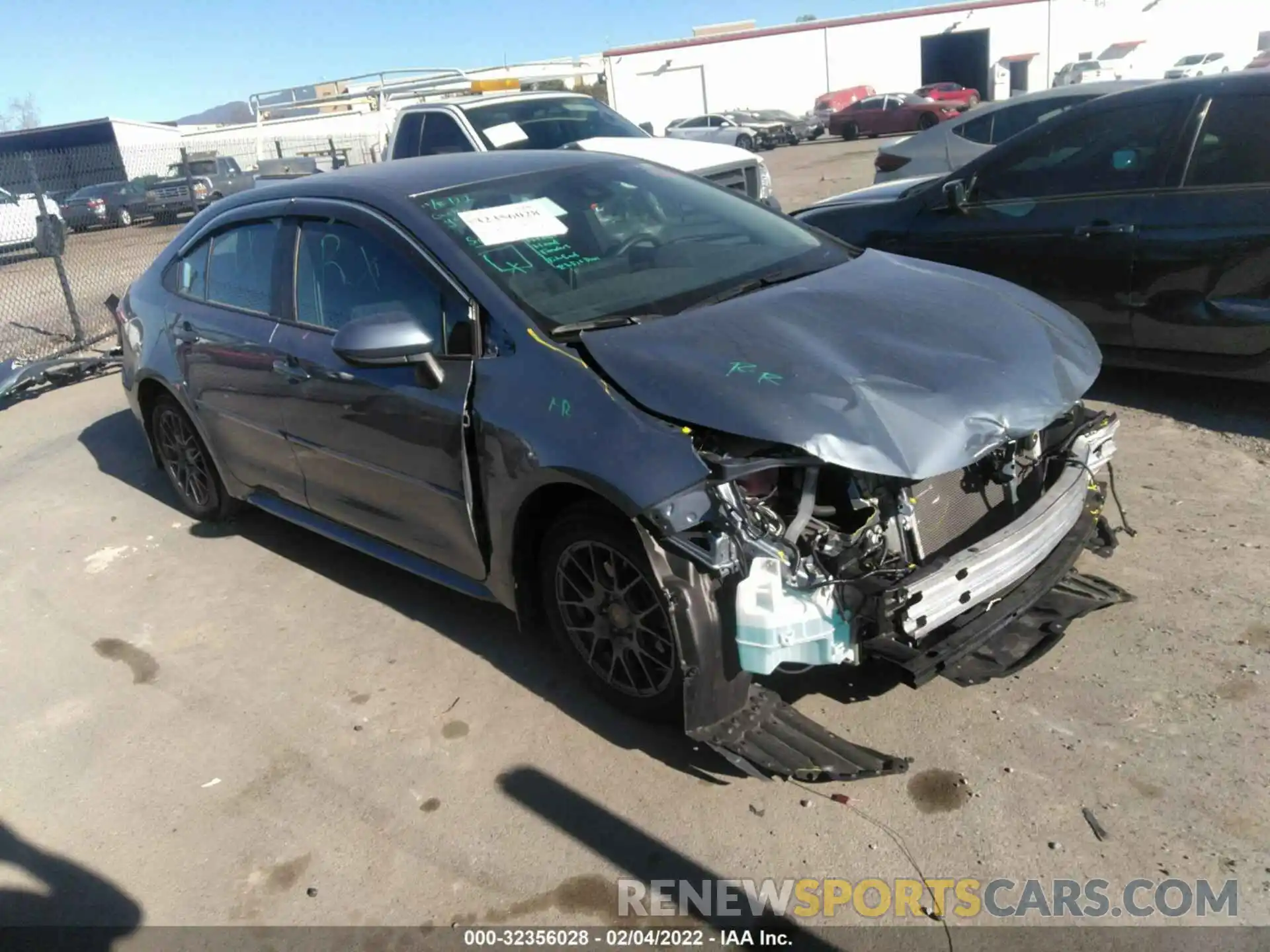 1 Photograph of a damaged car 5YFEPRAE7LP084795 TOYOTA COROLLA 2020