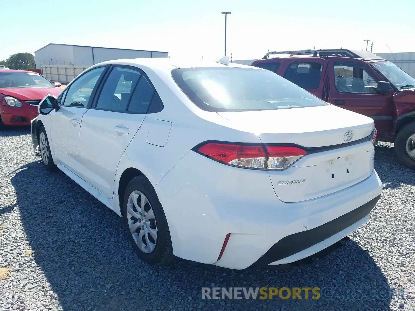 3 Photograph of a damaged car 5YFEPRAE7LP084991 TOYOTA COROLLA 2020