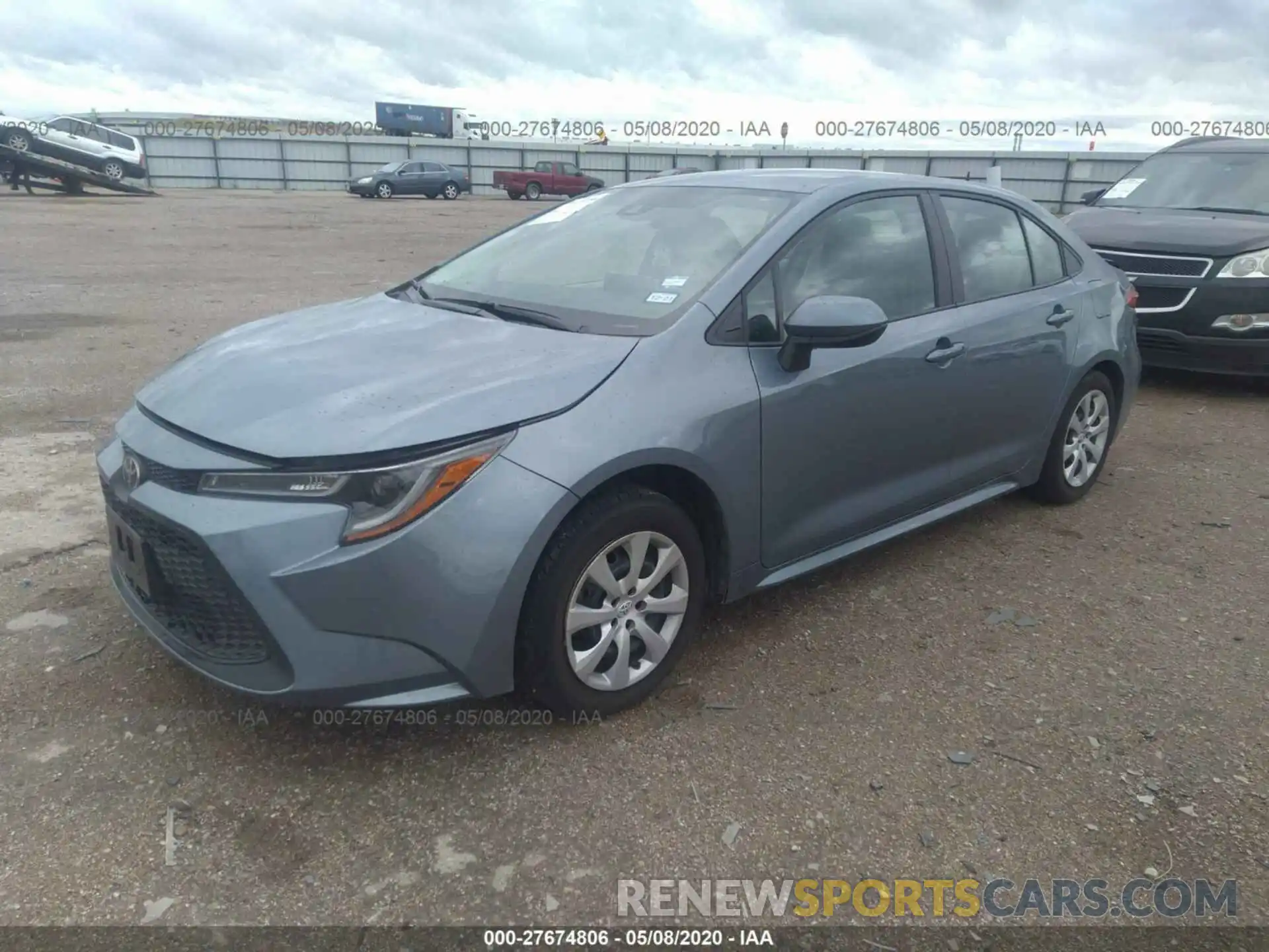 2 Photograph of a damaged car 5YFEPRAE7LP087096 TOYOTA COROLLA 2020